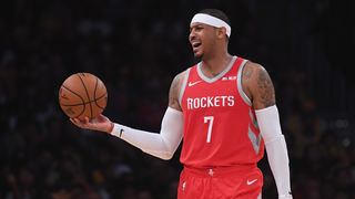Report: The Rockets Have Stuffed Carmelo Anthony Into The Closet Behind The Vacuum Cleaner<em></em>